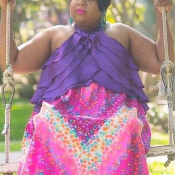 Plus Size Ruffle Top - Picture 2 of 4